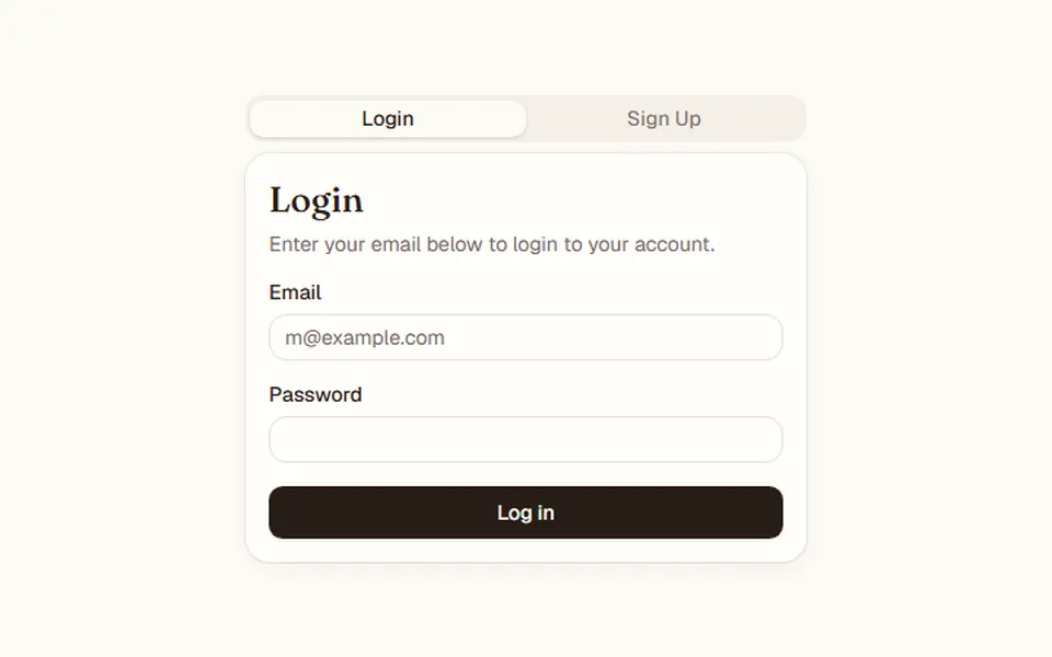 Meerkhan Tracker's sign-in screen